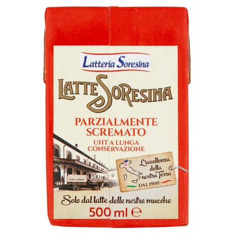 Latte Parzialmente Scremato UHT Lunga Conser., 500 ml